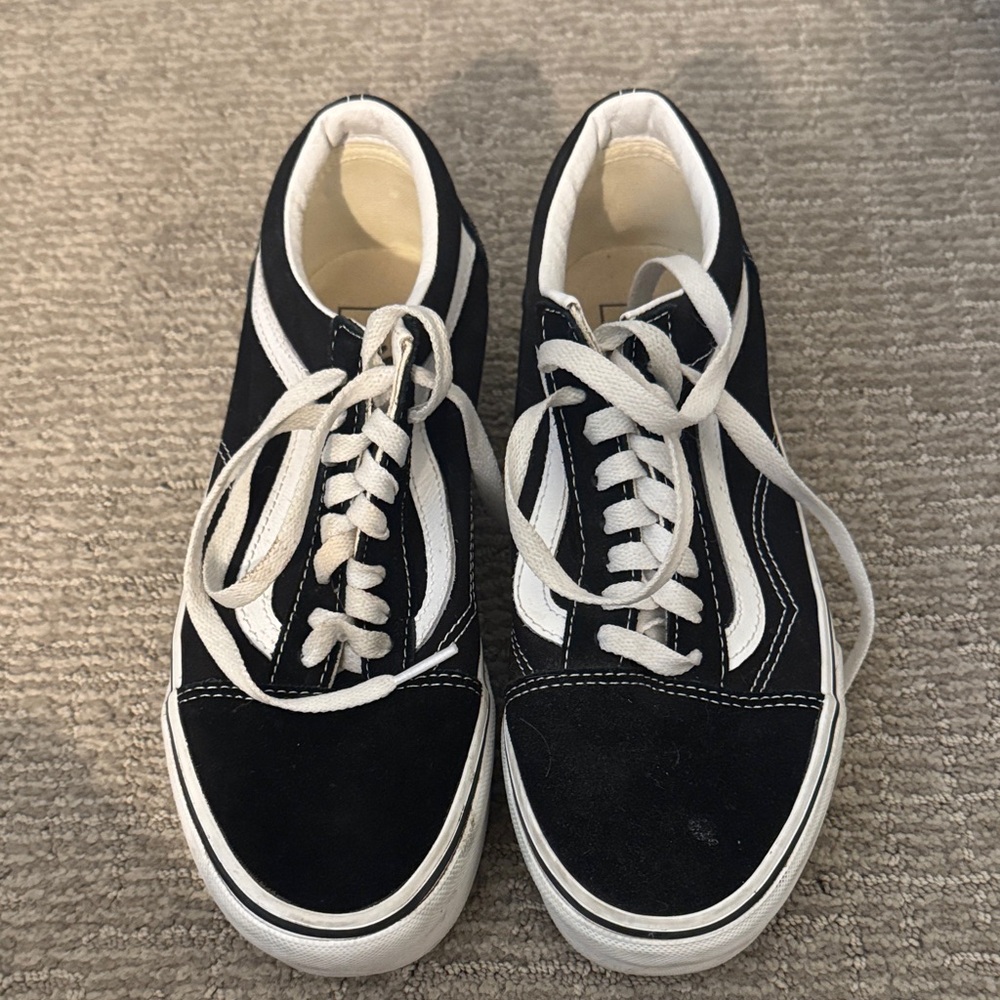 Vans Black and White Sneakers
